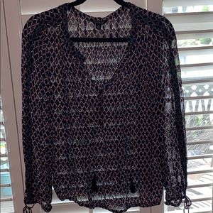 Lucky Brand sheer top